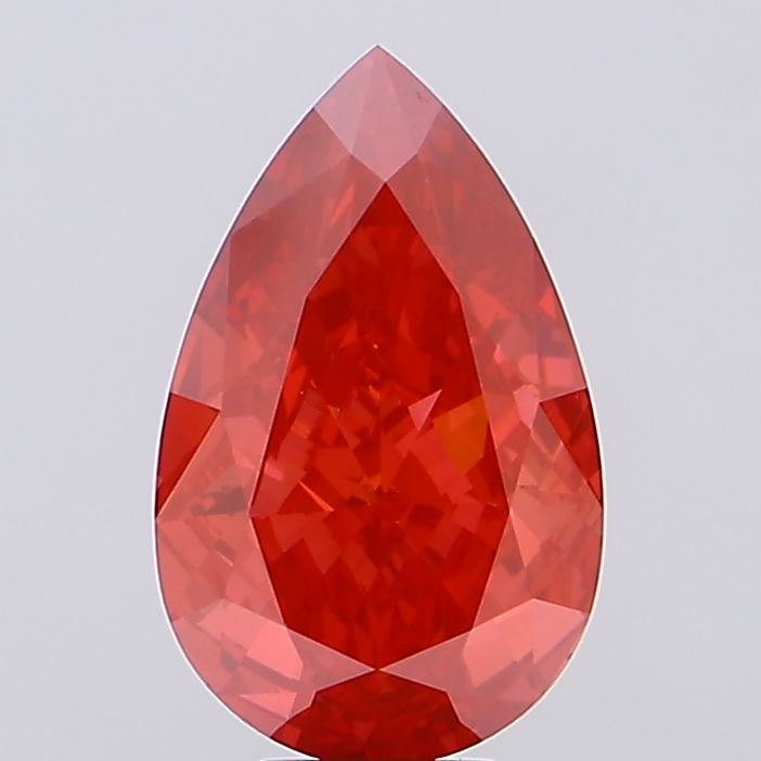 7.03ct Pear VVS2 Lab Created Diamond