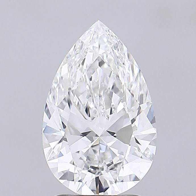 2.06ct Pear E VVS1 Lab Created Diamond