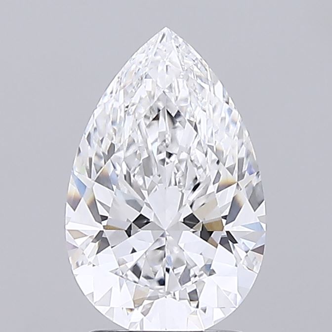 2.07ct Pear D VS1 Lab Created Diamond