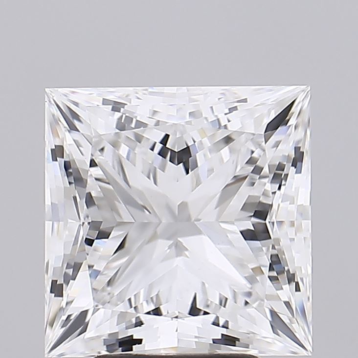 5.02ct Princess D VVS2 Lab Created Diamond