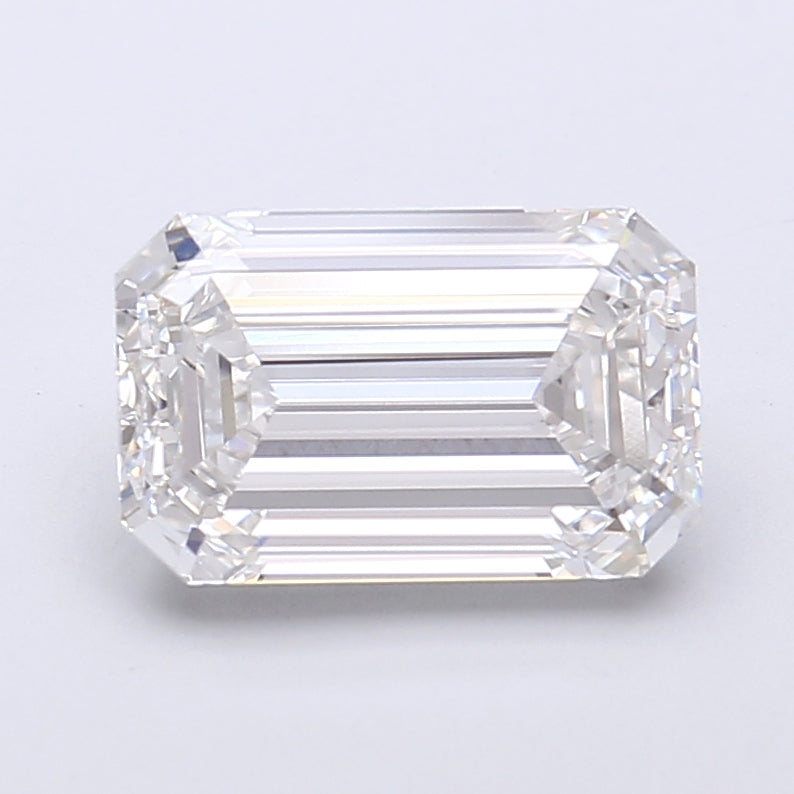 2.91ct Emerald E VVS2 Lab Created Diamond
