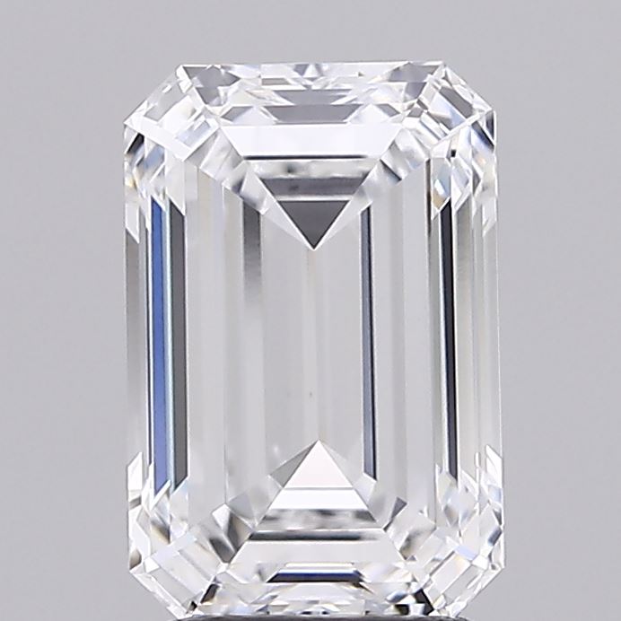 2.75ct Emerald D VS1 Lab Created Diamond