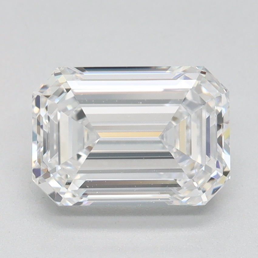 1.45ct Emerald D IF Lab Created Diamond