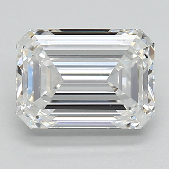 1.43ct Emerald E IF Lab Created Diamond