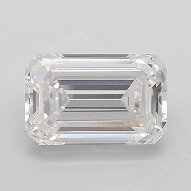 5.21ct Emerald E VVS1 Lab Created Diamond