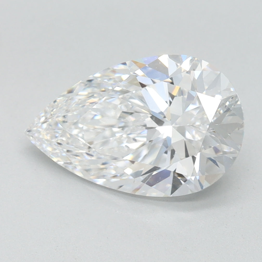 1.63ct Pear D IF Lab Created Diamond