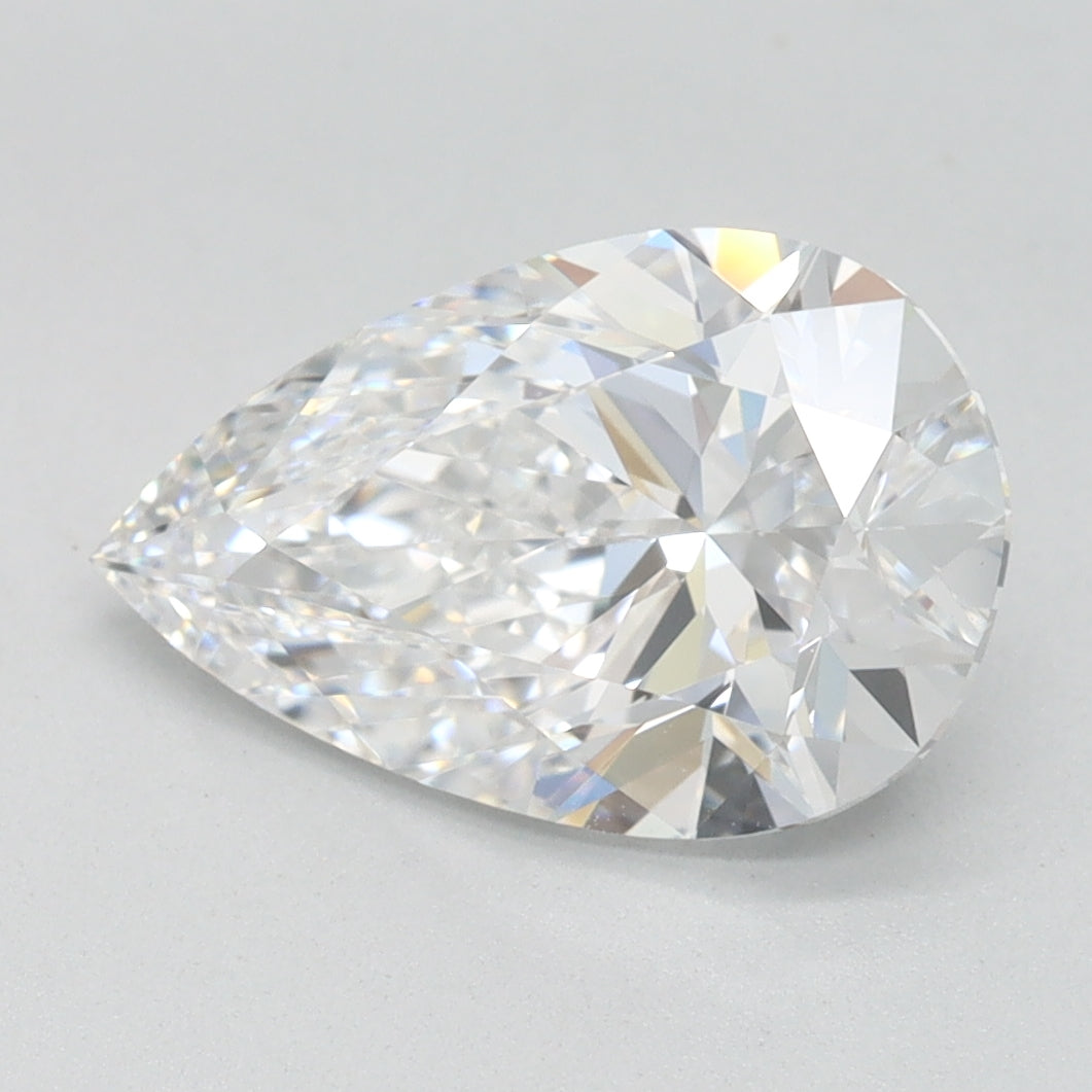 2ct Pear D IF Lab Created Diamond