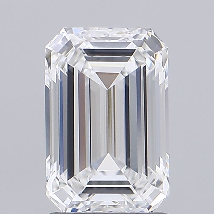 1.56ct Emerald E VVS2 Lab Created Diamond