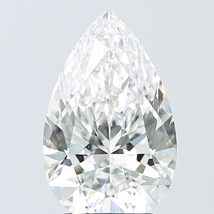 3.1ct Pear E VS1 Lab Created Diamond