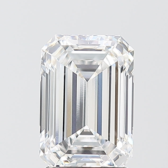 2.03ct Emerald E VVS2 Lab Created Diamond