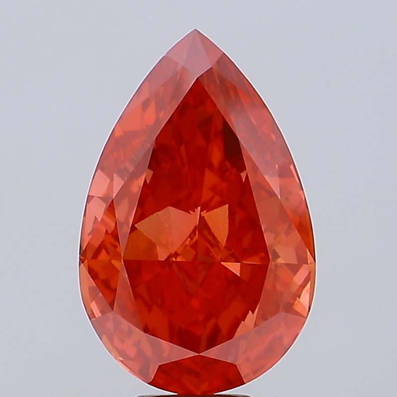 11.03ct Pear VVS2 Lab Created Diamond
