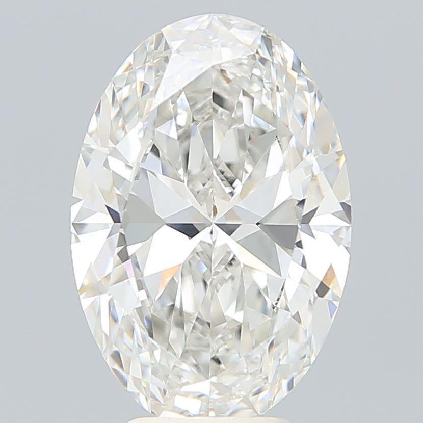 5.51ct Oval G VVS2 Lab Created Diamond