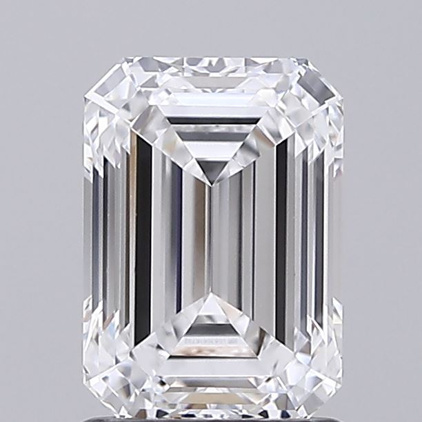 1.57ct Emerald D VVS1 Lab Created Diamond