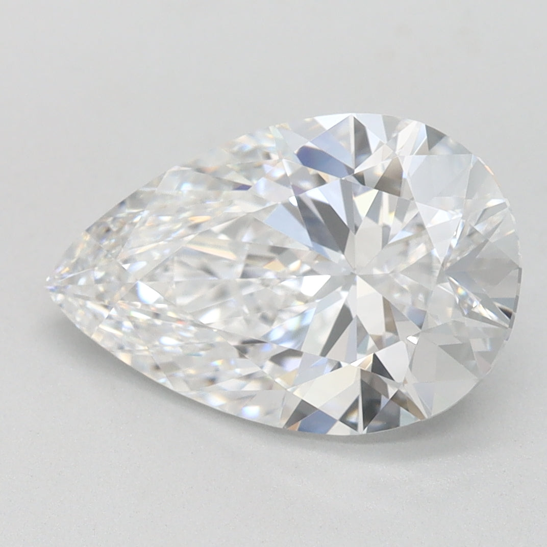 2.33ct Pear D VVS1 Lab Created Diamond