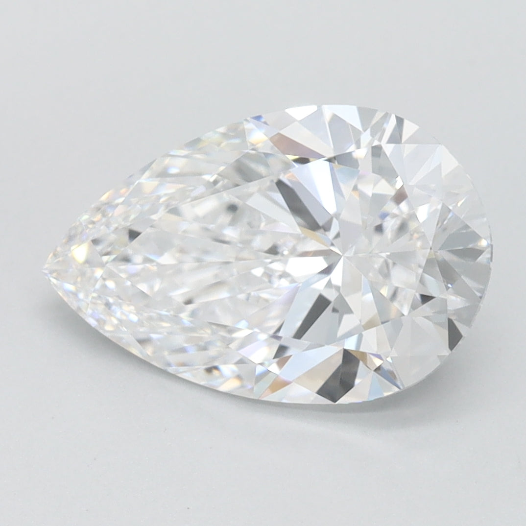 2.05ct Pear D IF Lab Created Diamond