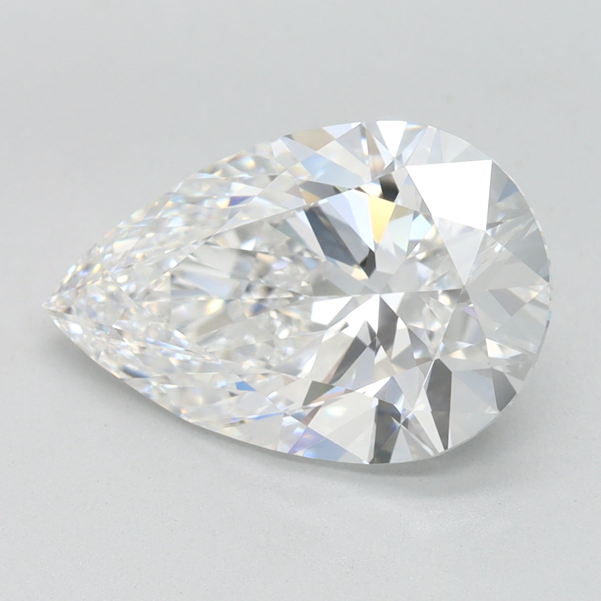 3.07ct Pear D IF Lab Created Diamond