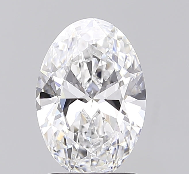 1.55ct Oval D VVS2 Lab Created Diamond