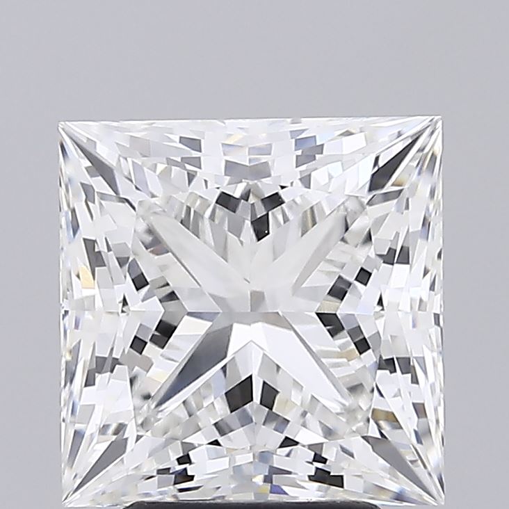 4.08ct Princess F VVS2 Lab Created Diamond