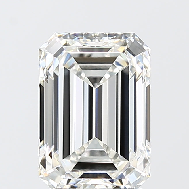 3.1ct Emerald F VVS2 Lab Created Diamond