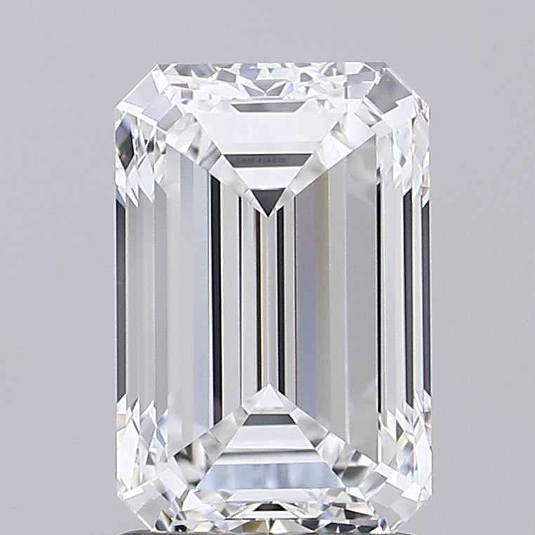1.96ct Emerald E IF Lab Created Diamond