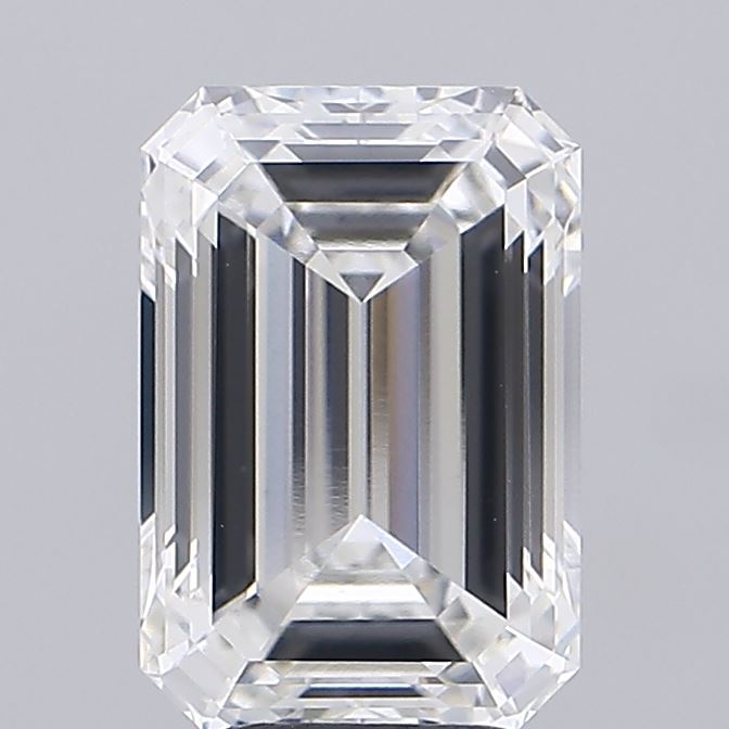 4.08ct Emerald F VS1 Lab Created Diamond