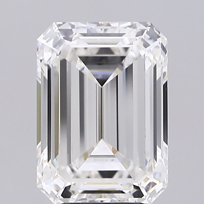 5.1ct Emerald F VVS2 Lab Created Diamond
