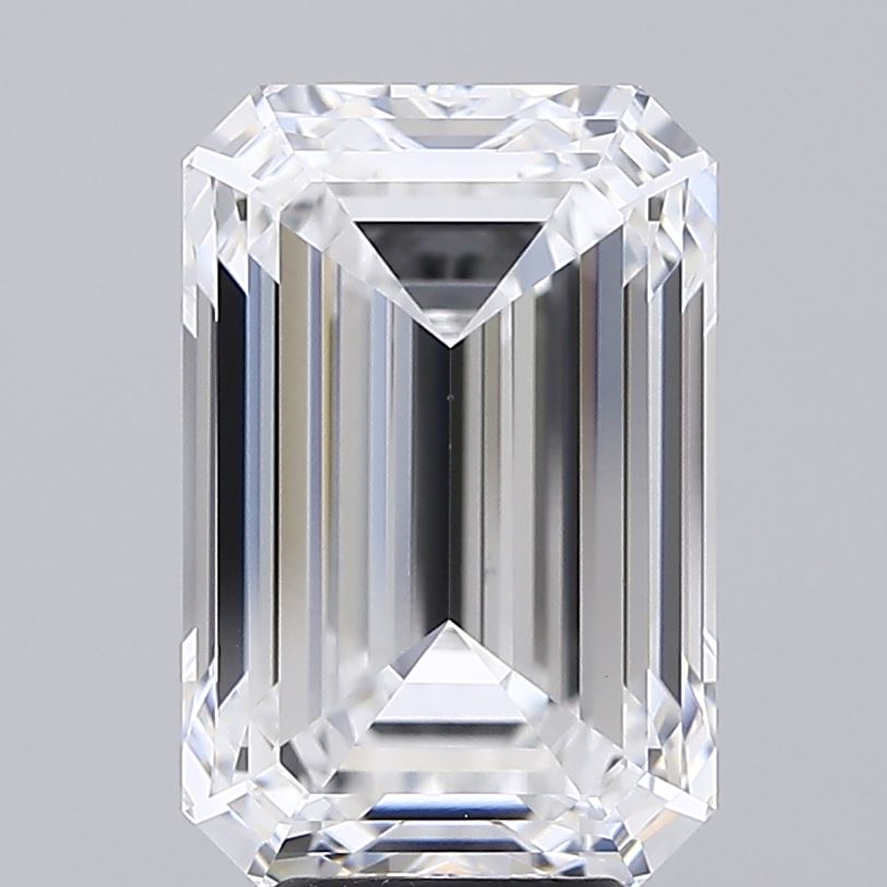 6.19ct Emerald D VVS2 Lab Created Diamond