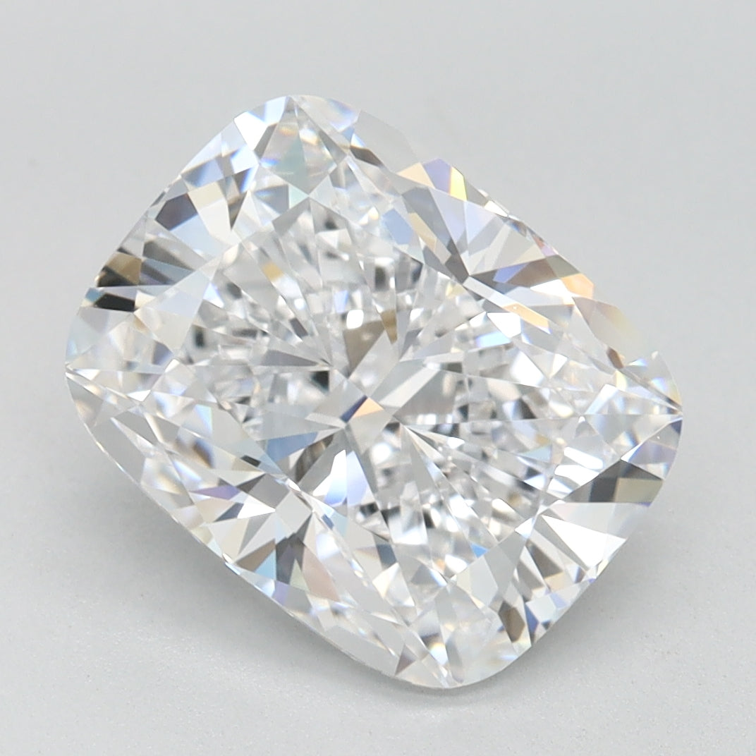 3ct Cushion D IF Lab Created Diamond