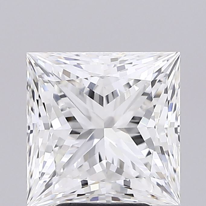 4.05ct Princess F VVS2 Lab Created Diamond