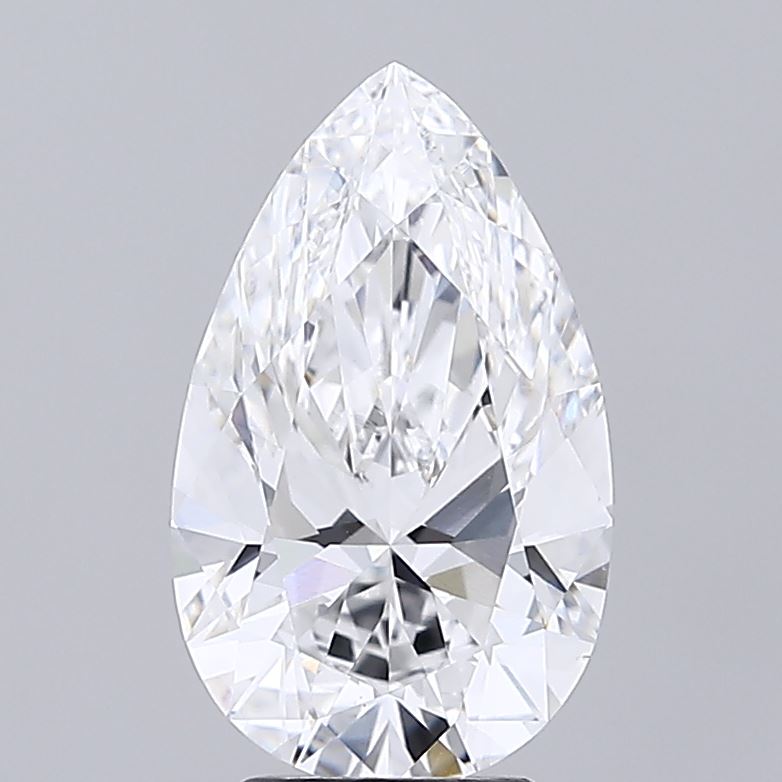 3.93ct Pear D VS1 Lab Created Diamond