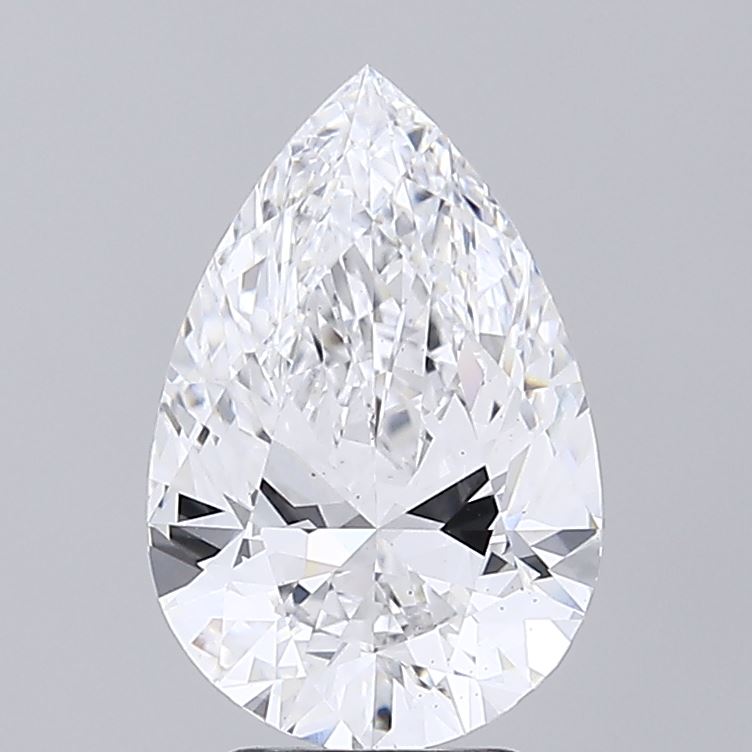 3.52ct Pear D VS1 Lab Created Diamond