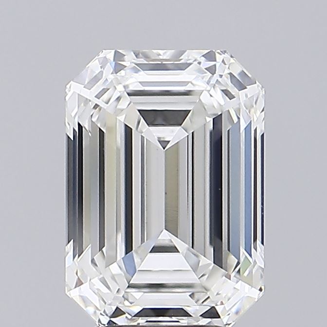 4.06ct Emerald F VVS2 Lab Created Diamond