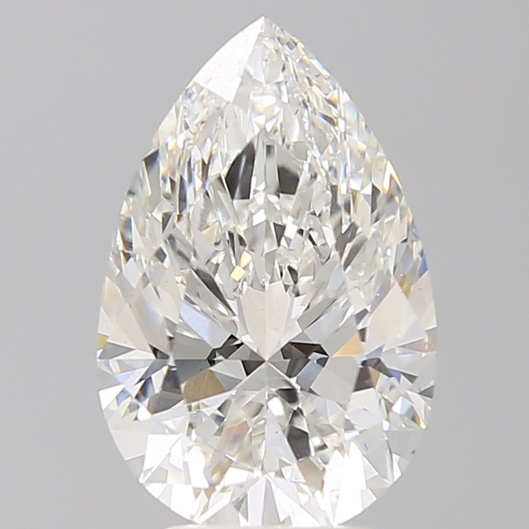 4.06ct Pear E VS1 Lab Created Diamond