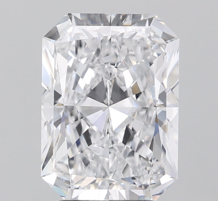 3.04ct Radiant D IF Lab Created Diamond