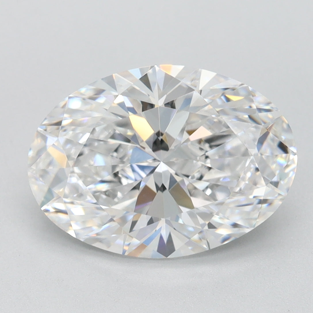 2.7ct Oval D VVS1 Lab Created Diamond
