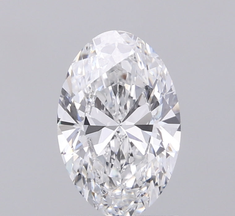 1.52ct Oval D VVS2 Lab Created Diamond