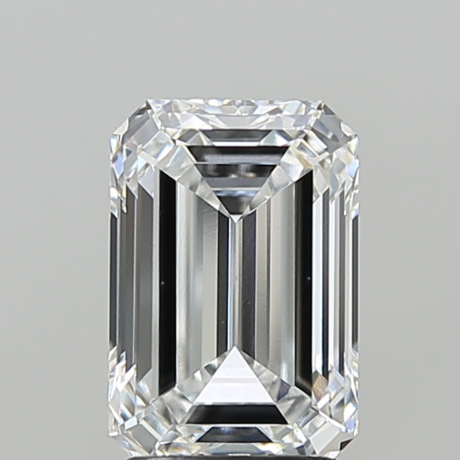 2.6ct Emerald D VVS2 Lab Created Diamond