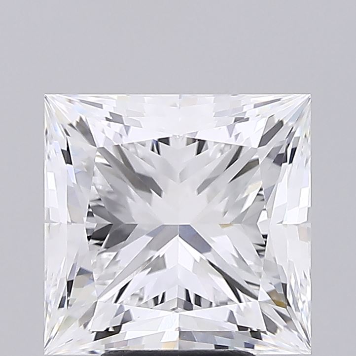 6.01ct Princess D VVS2 Lab Created Diamond
