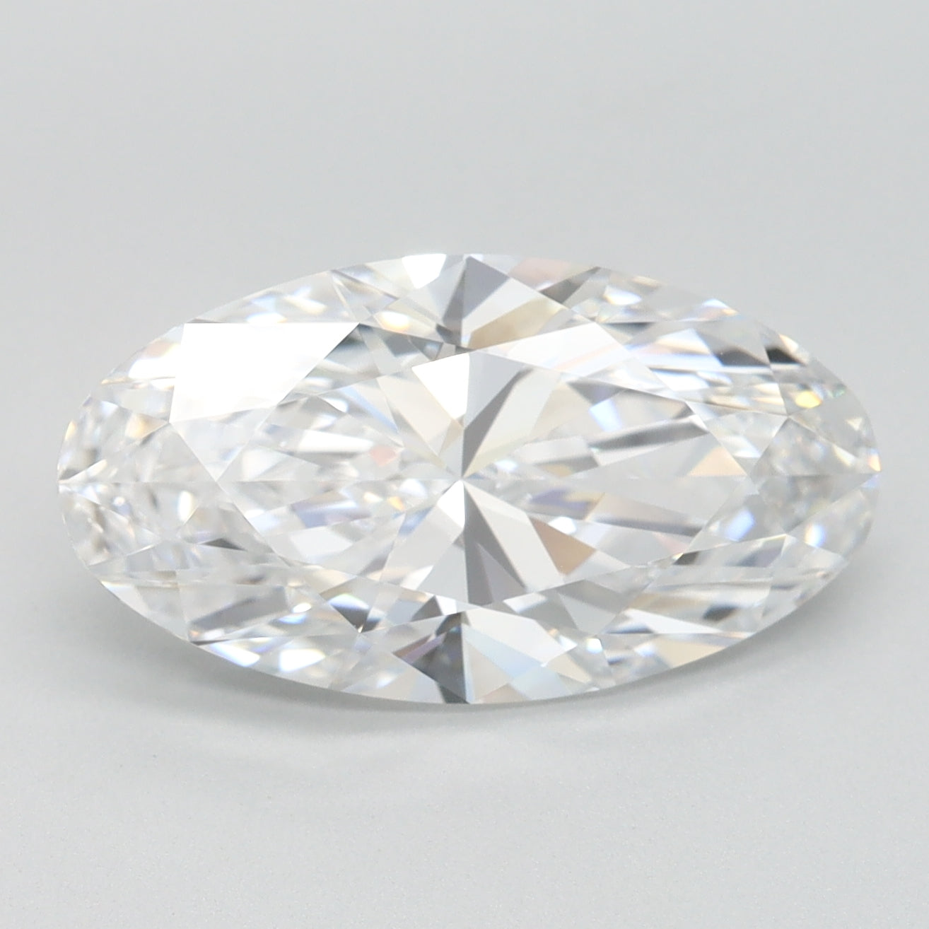 3.09ct Oval D IF Lab Created Diamond