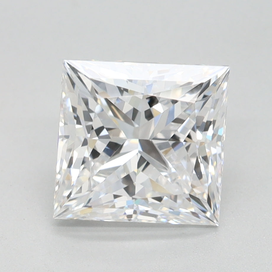 1.74ct Princess D IF Lab Created Diamond