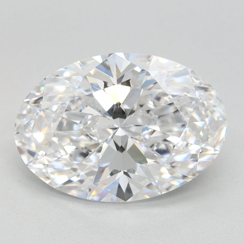 2ct Oval D IF Lab Created Diamond