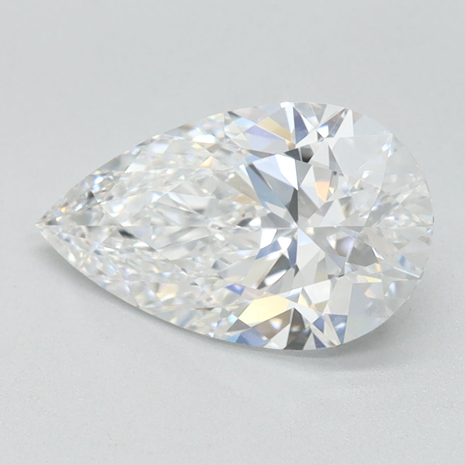 1.22ct Pear D VVS1 Lab Created Diamond