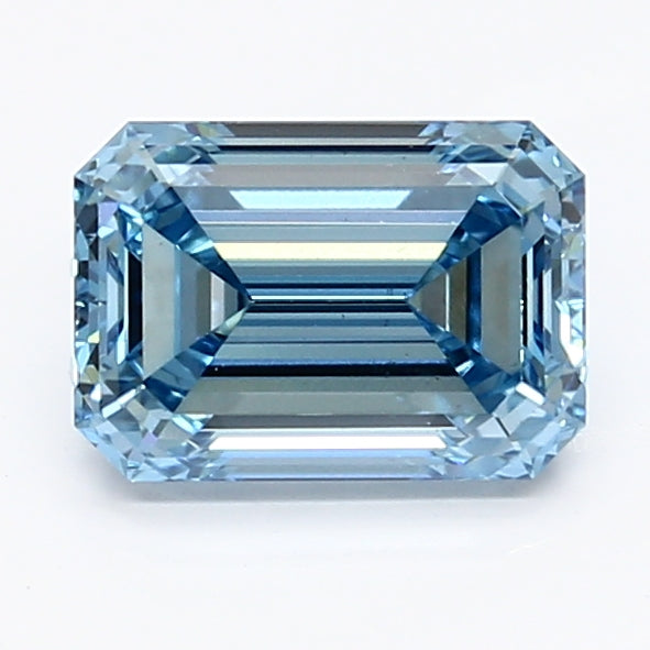 1.29ct Emerald VS2 Lab Created Diamond