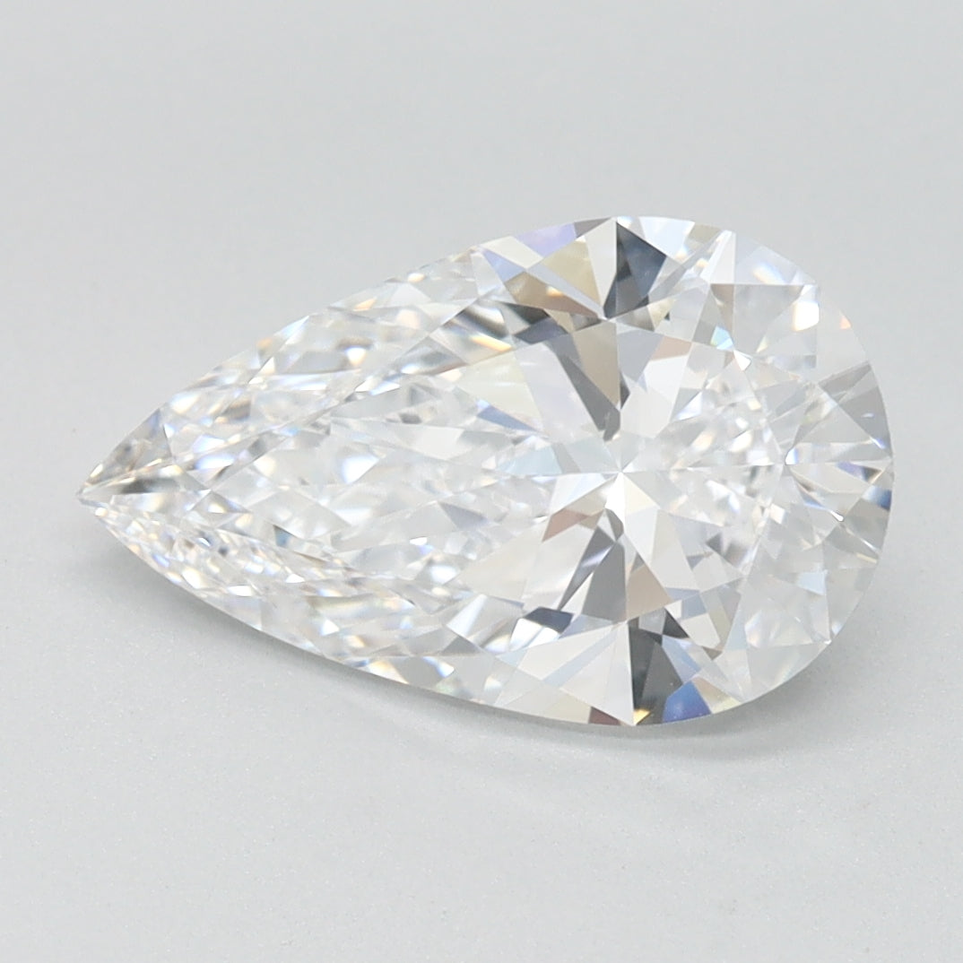 1.66ct Pear D VVS1 Lab Created Diamond