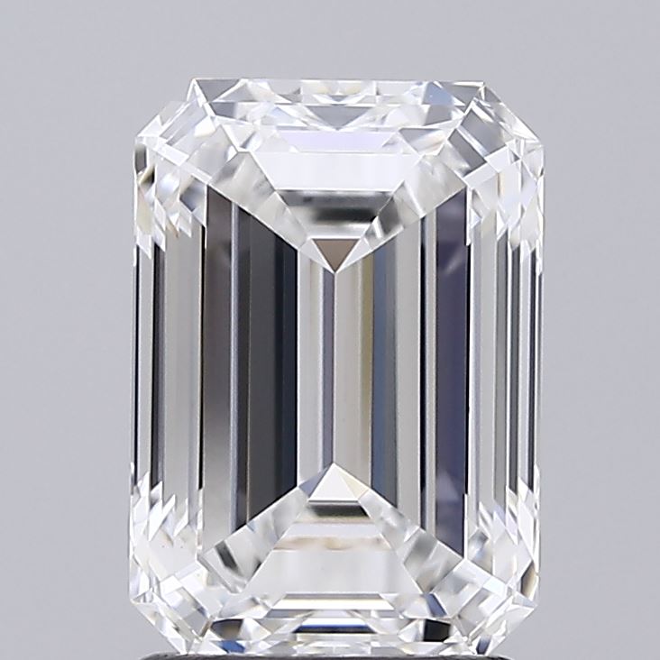 2.04ct Emerald E VVS2 Lab Created Diamond