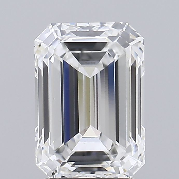 2.09ct Emerald E VVS2 Lab Created Diamond
