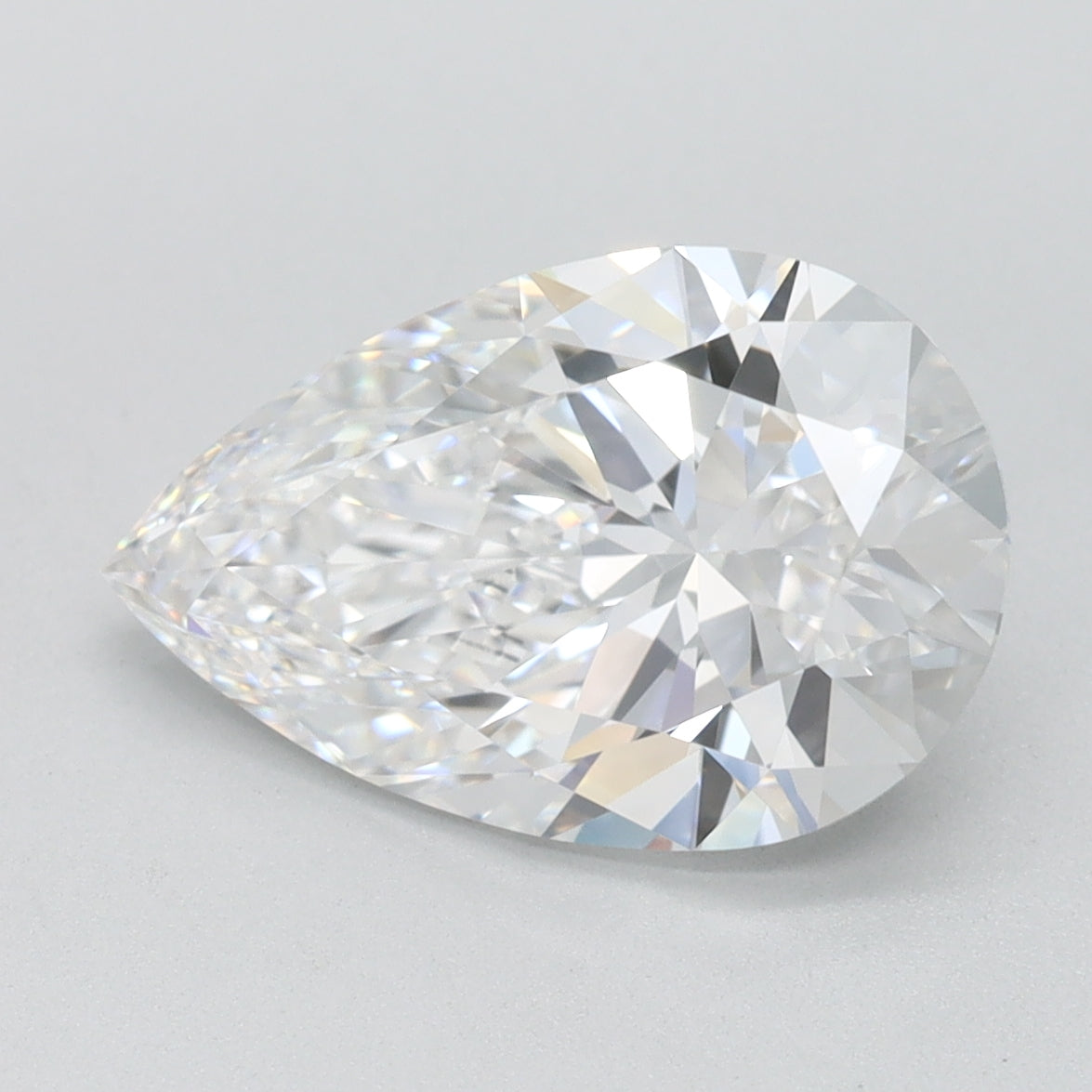 2.54ct Pear D VVS1 Lab Created Diamond