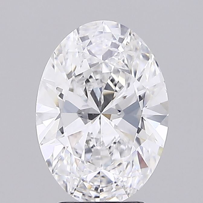 2.99ct Oval D VVS2 Lab Created Diamond