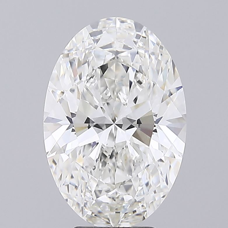 5.02ct Oval F VVS2 Lab Created Diamond