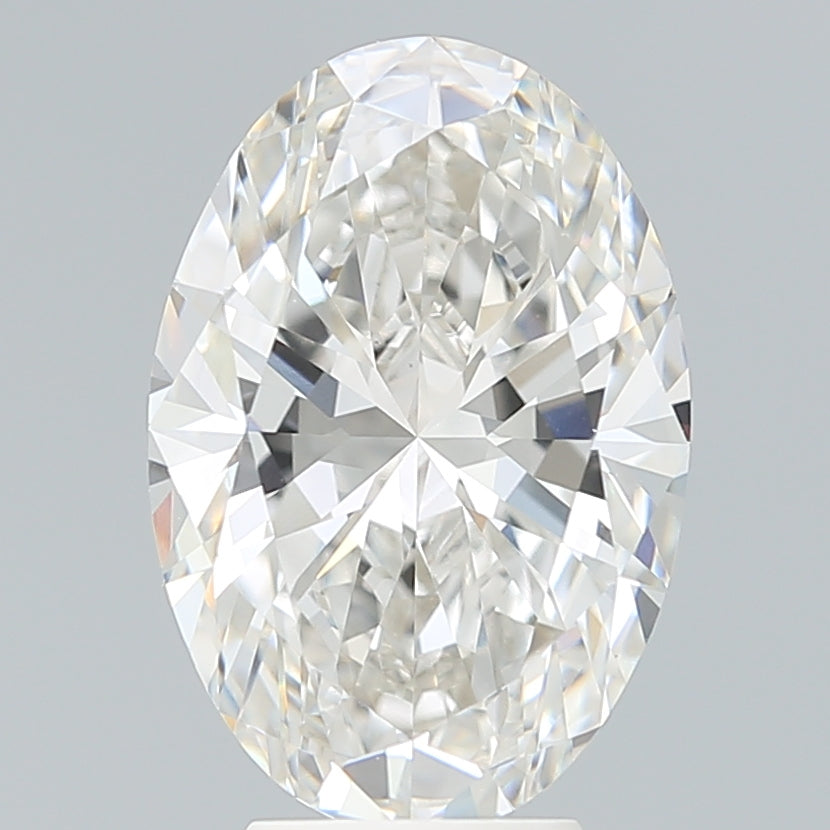 5.18ct Oval G VVS2 Lab Created Diamond